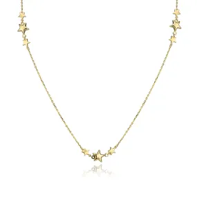 10k Yellow Gold Shooting Star Necklace
