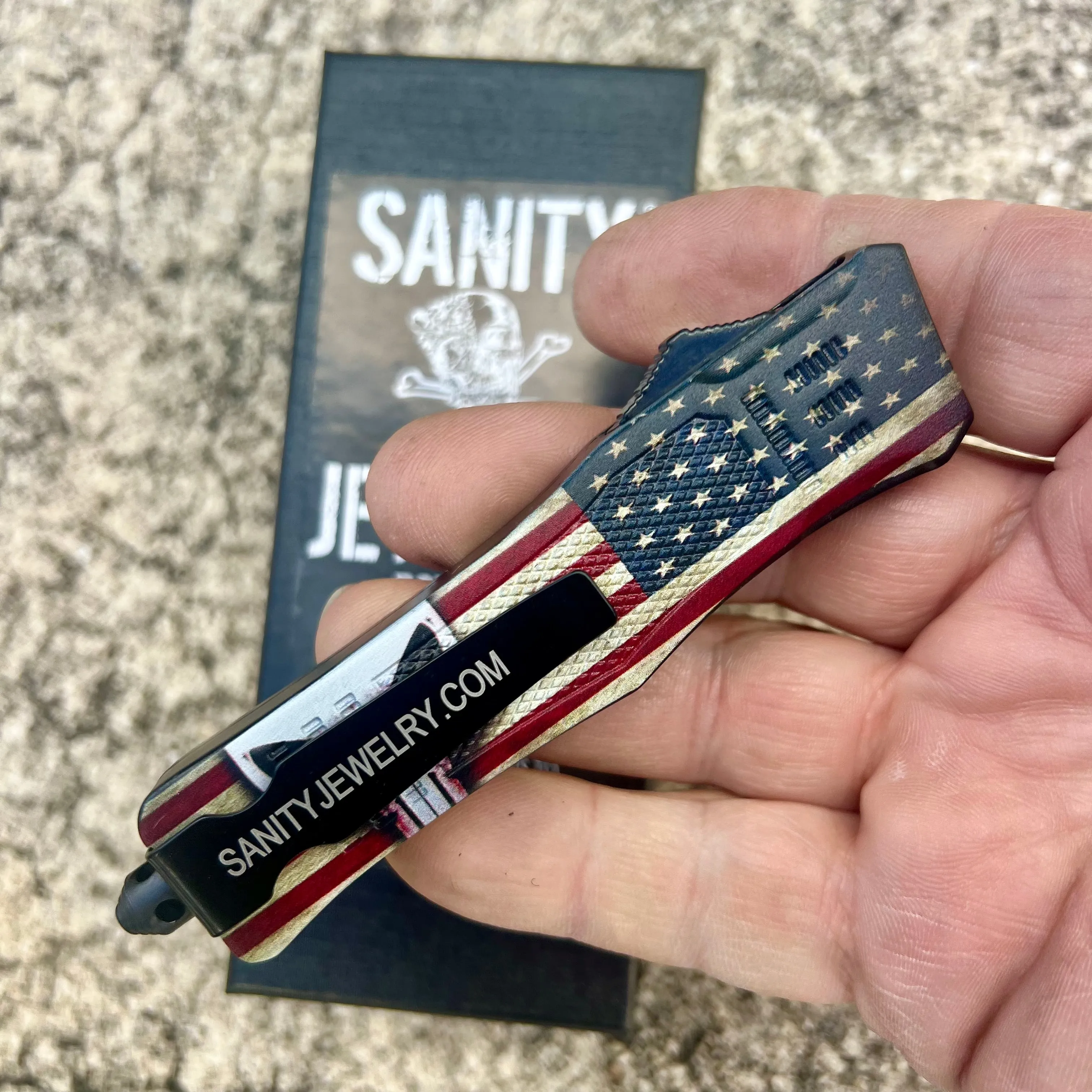 7” Frank Nitti - Tanto Skull Serrated - Small - SPUNTS