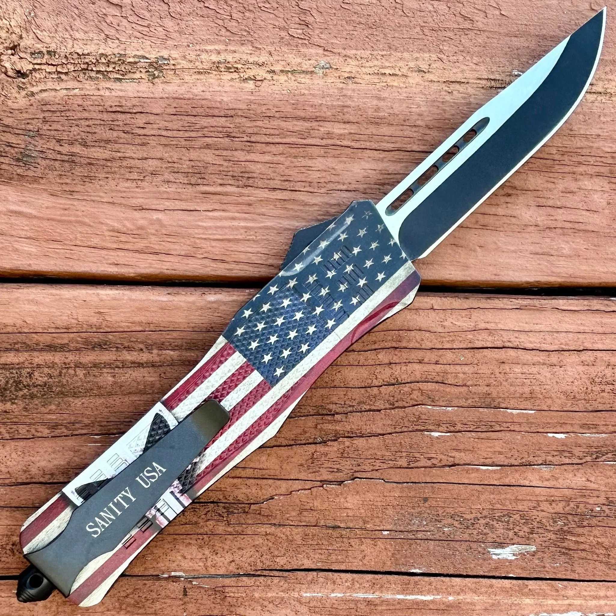 9.5” Frank Nitti - Drop Point Skull - Large - LPUNDP