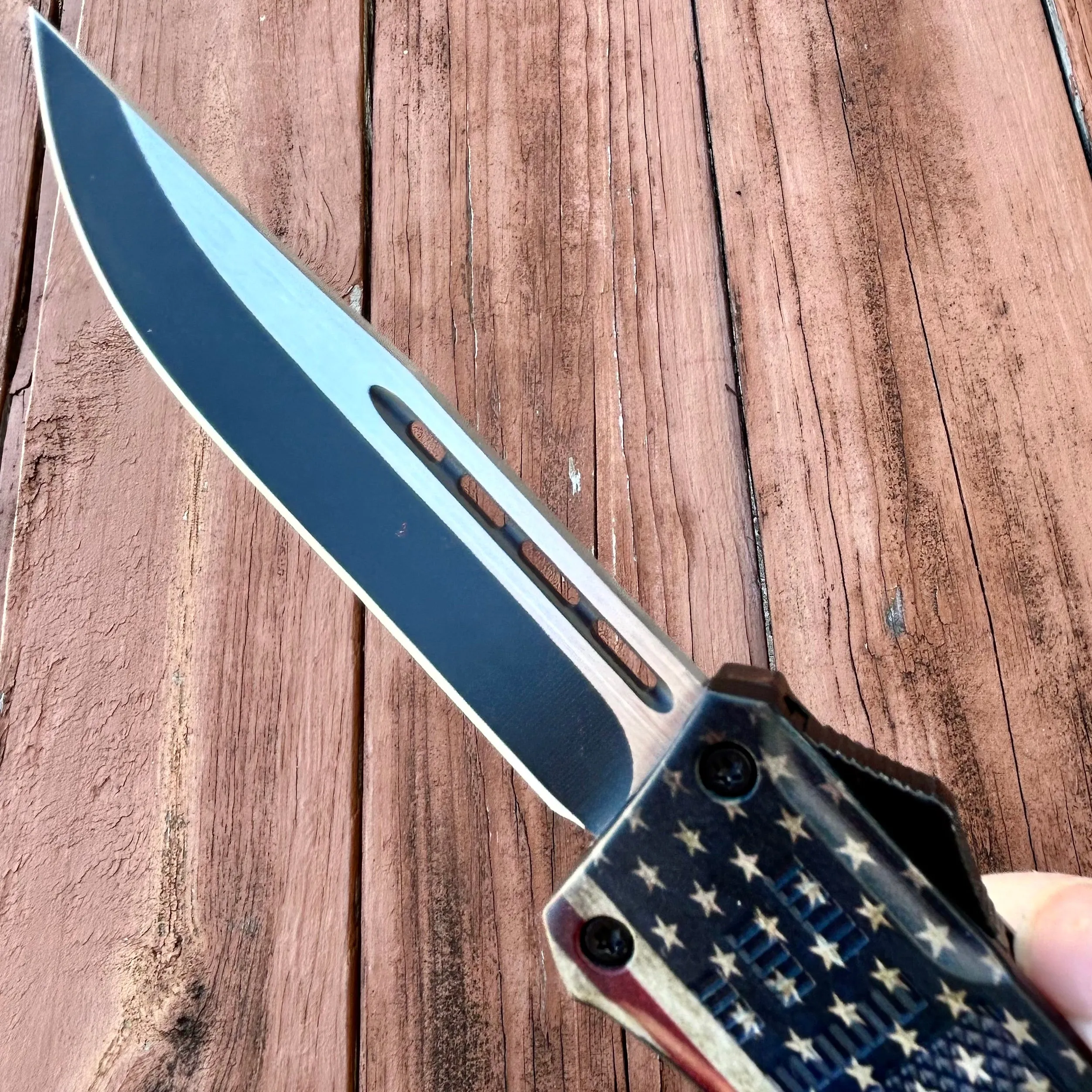 9.5” Frank Nitti - Drop Point Skull - Large - LPUNDP