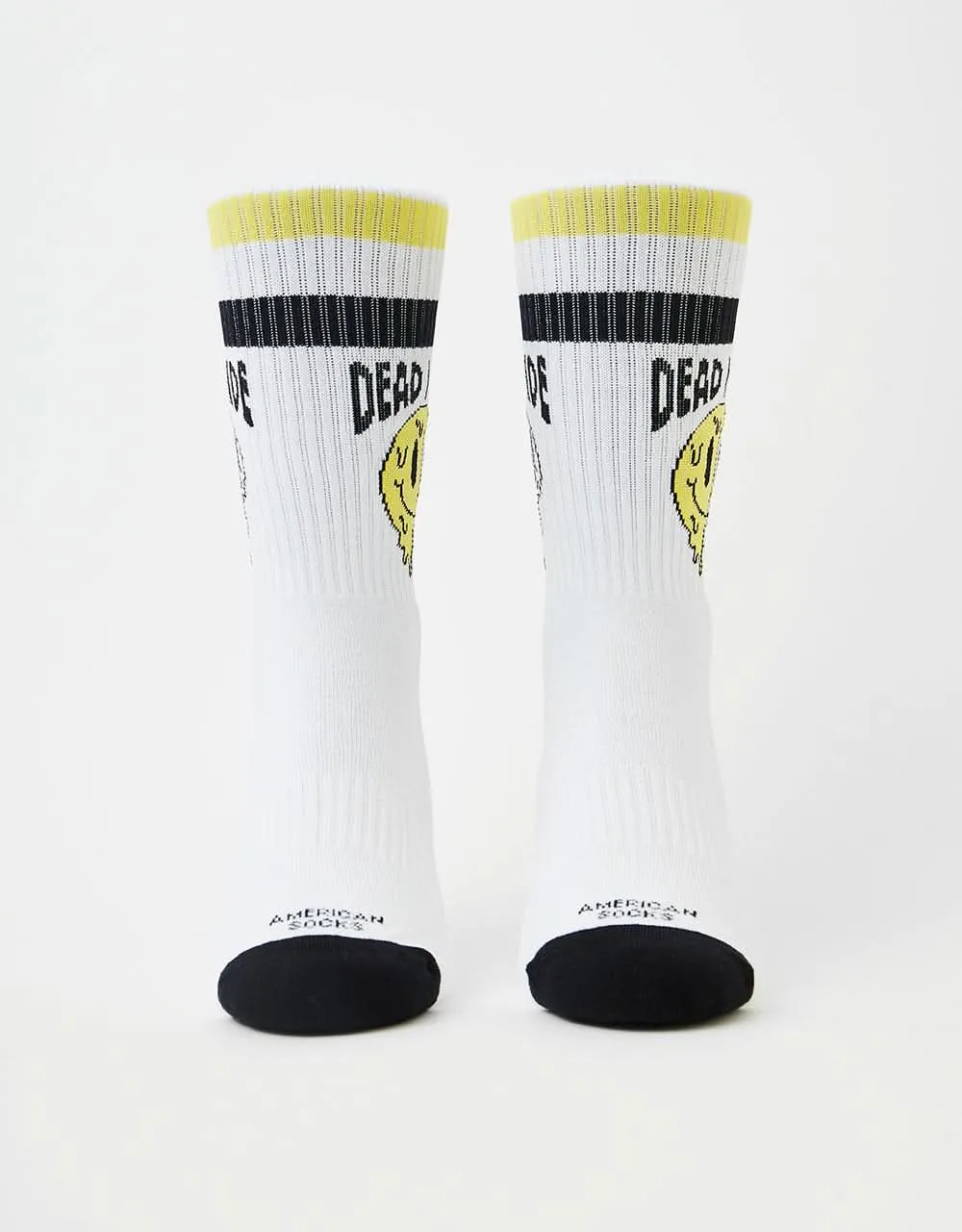 American Socks Dead Inside Socks - White