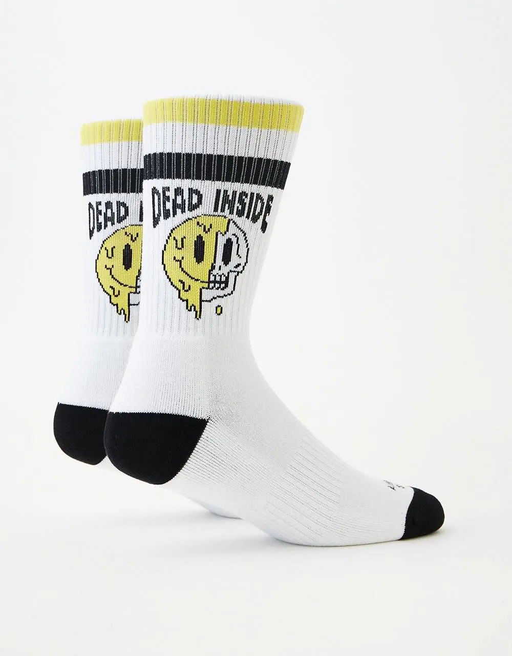 American Socks Dead Inside Socks - White