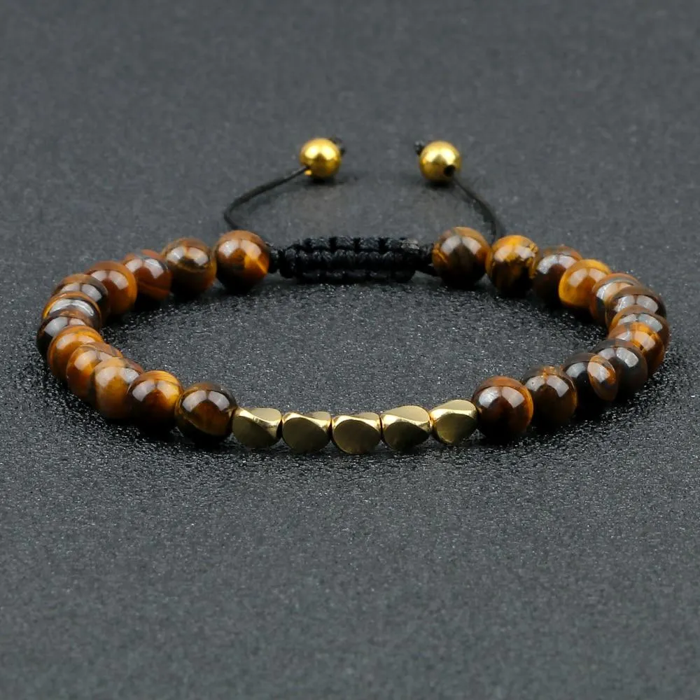 Atrani Tiger Eye Beaded Bracelet
