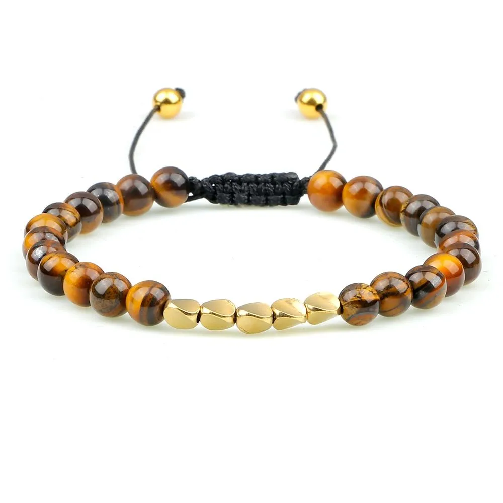 Atrani Tiger Eye Beaded Bracelet