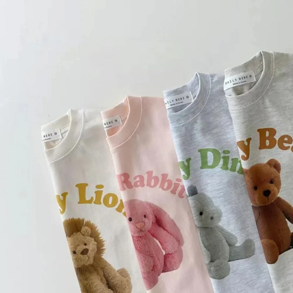 Baby GIrls Cartoon Top and Shorts Set Wholesale Girls Clothing