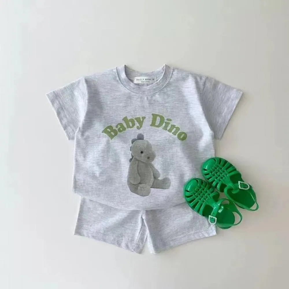 Baby GIrls Cartoon Top and Shorts Set Wholesale Girls Clothing