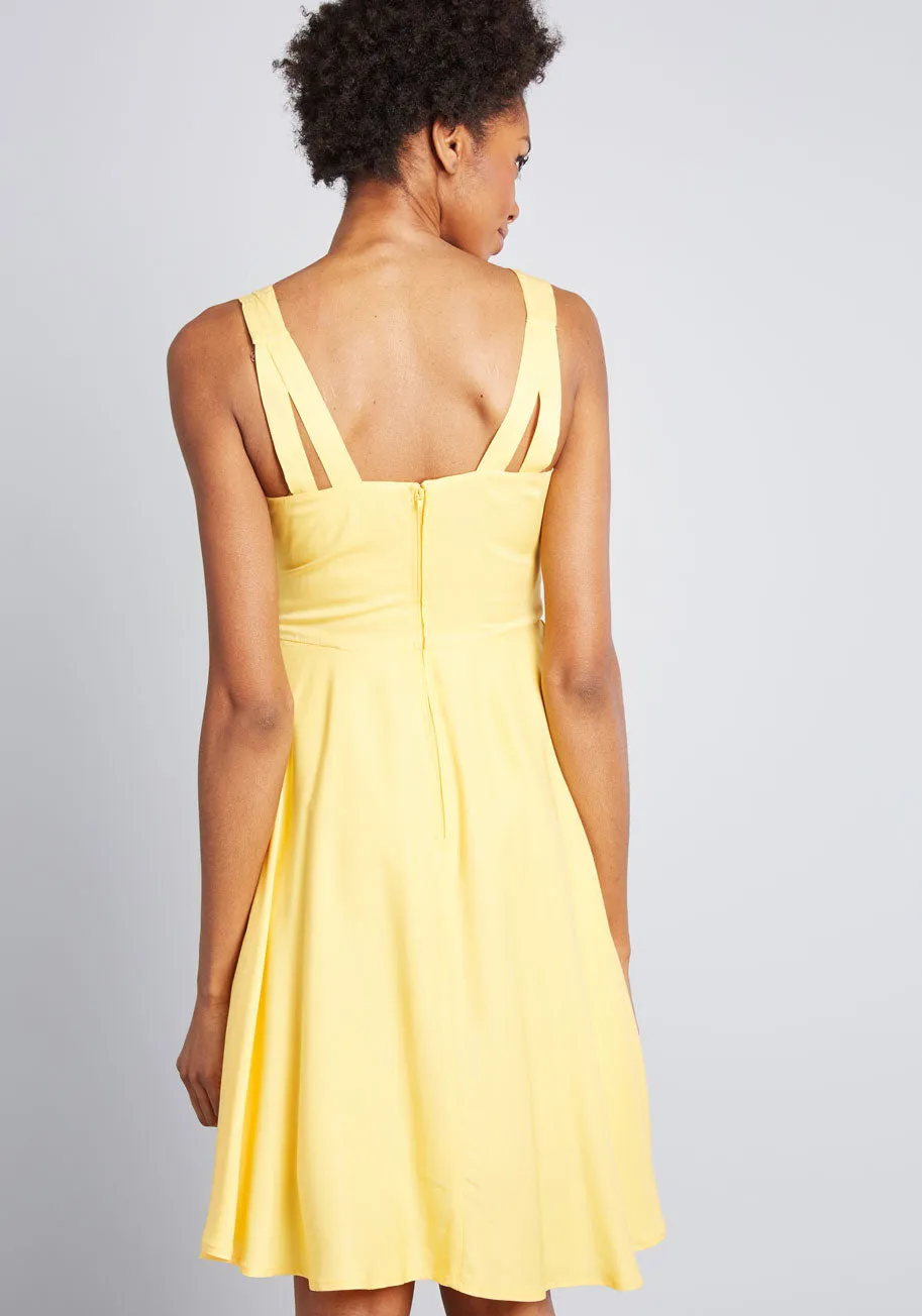 Brilliant Motivation Sleeveless Dress