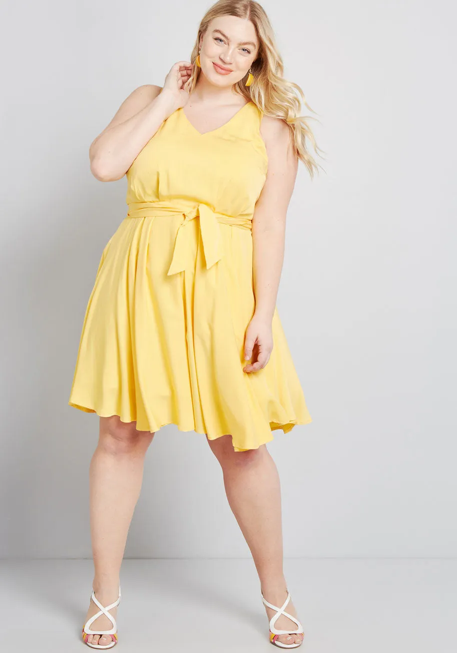 Brilliant Motivation Sleeveless Dress