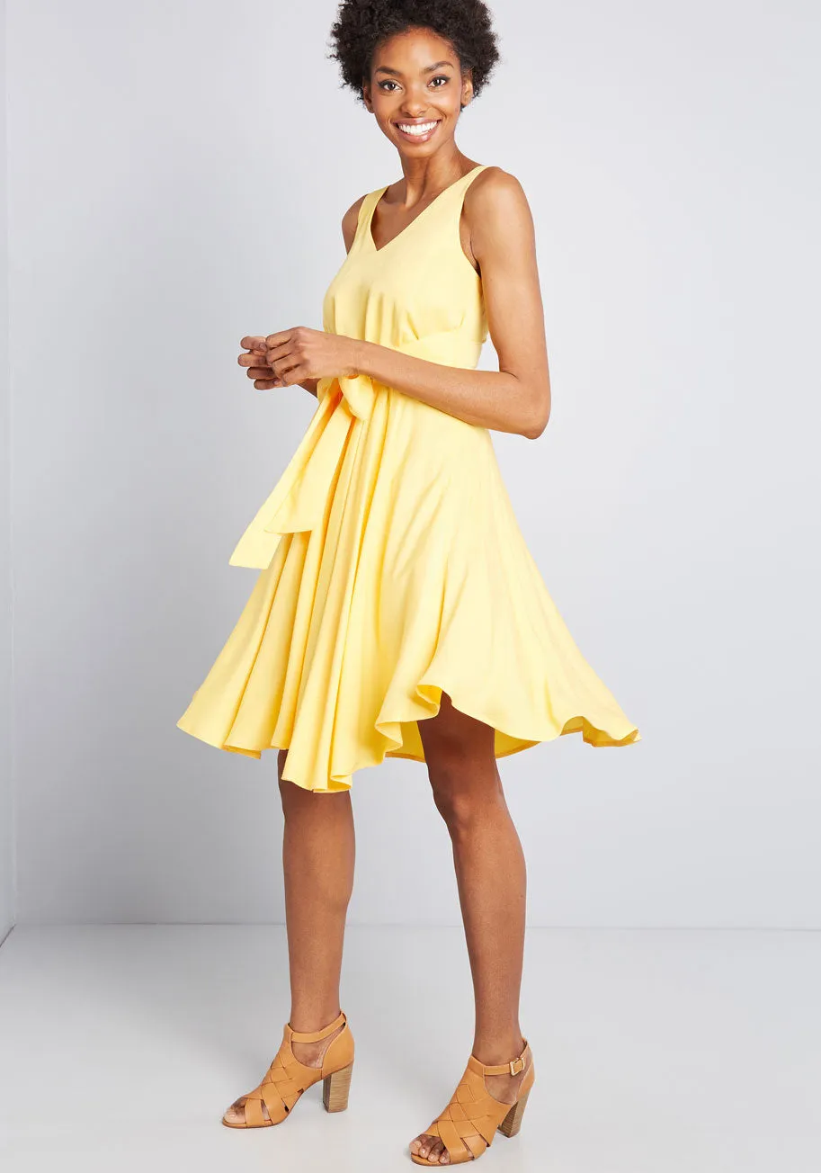 Brilliant Motivation Sleeveless Dress