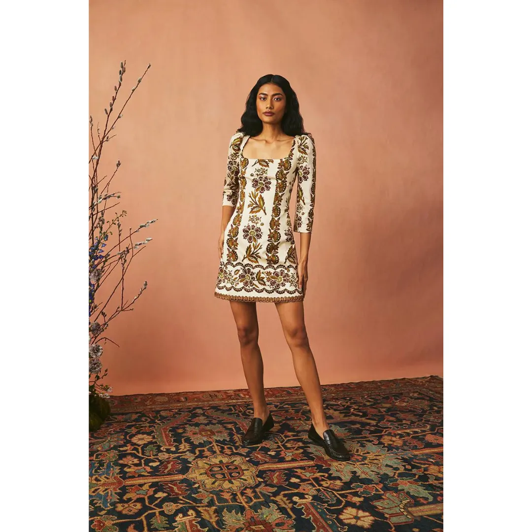 CARA CARA Belinda Mini Dress, Olive Renaissance