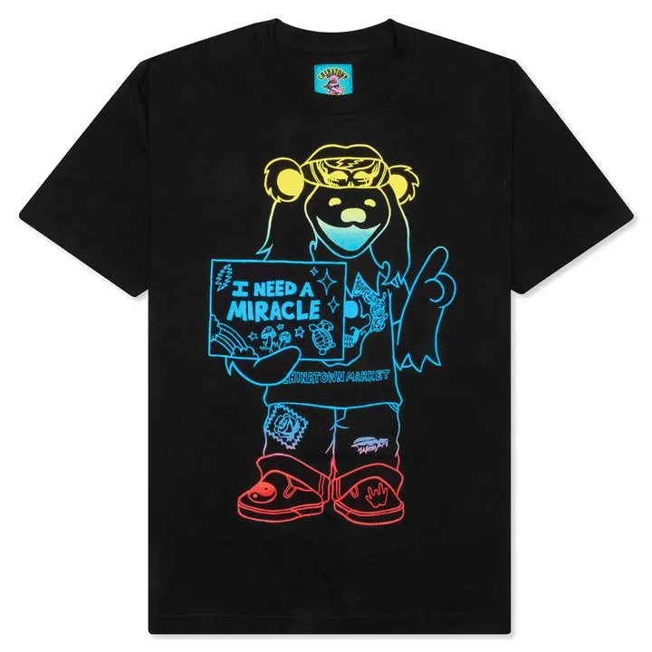 Chinatown market x grateful dead miracle hippie gradient tee black