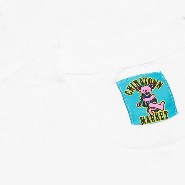 Chinatown market x grateful dead new grasp on death tee white