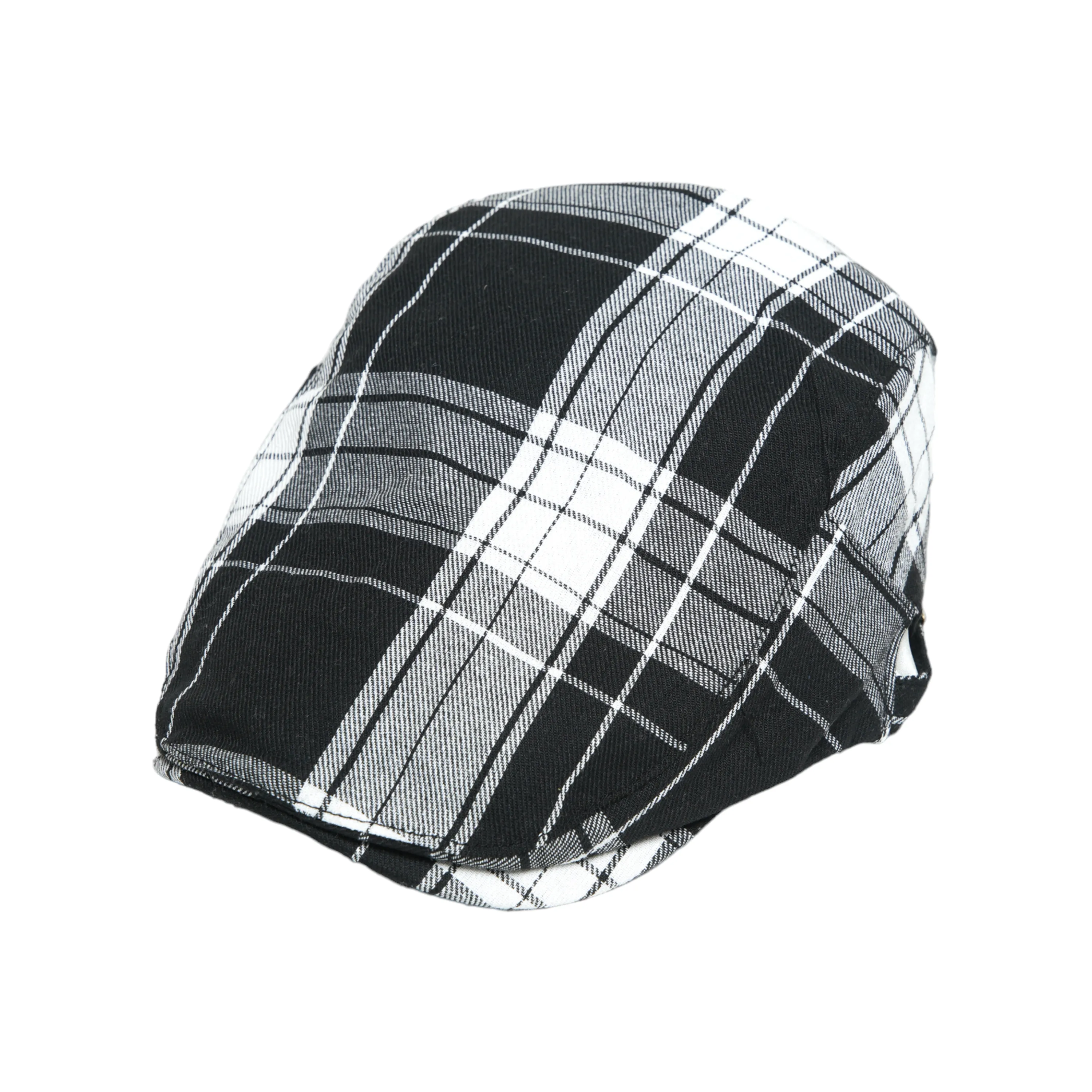 Chokore Classic Checked Ivy Cap (Black)