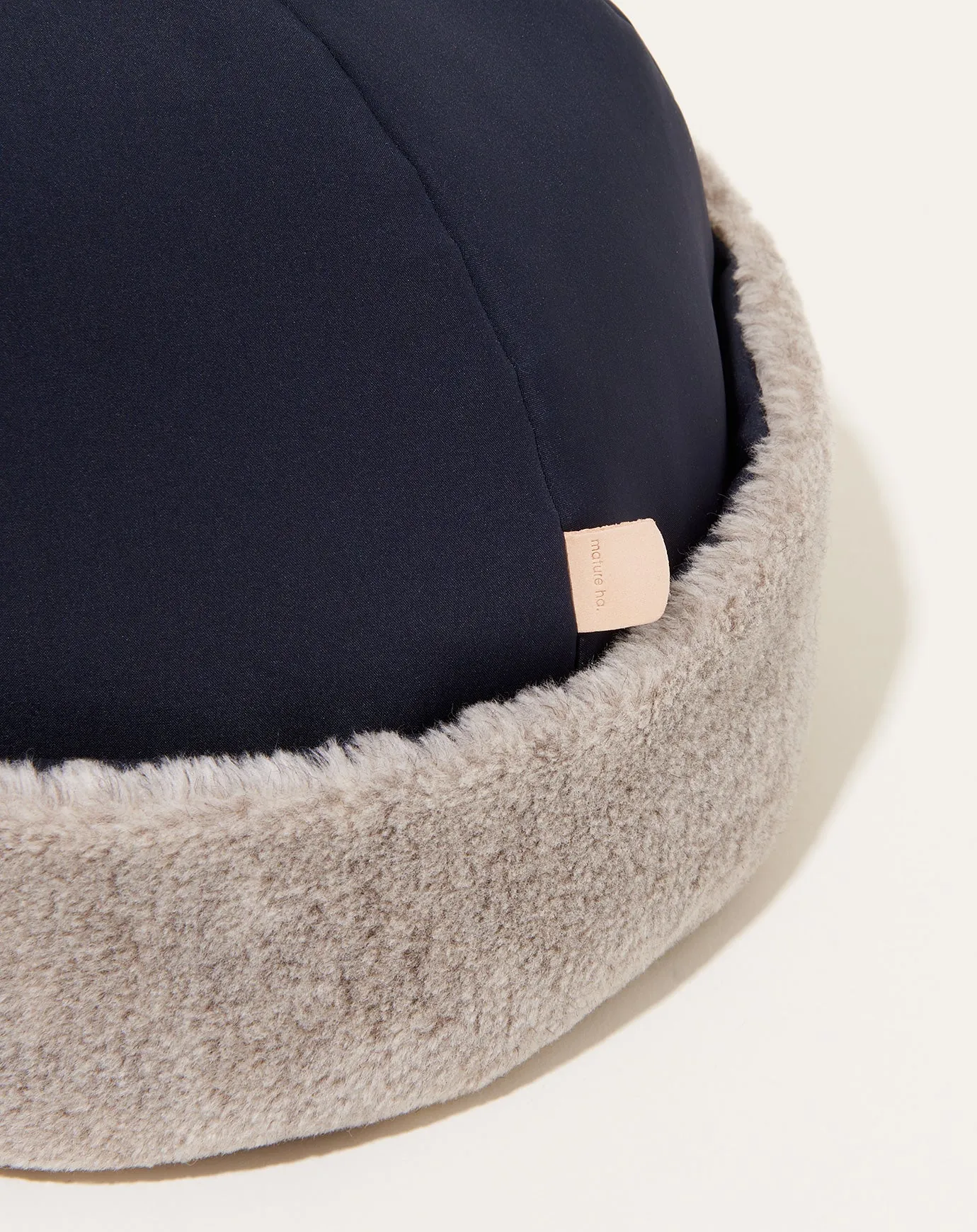 Eco Padded Cap in Navy