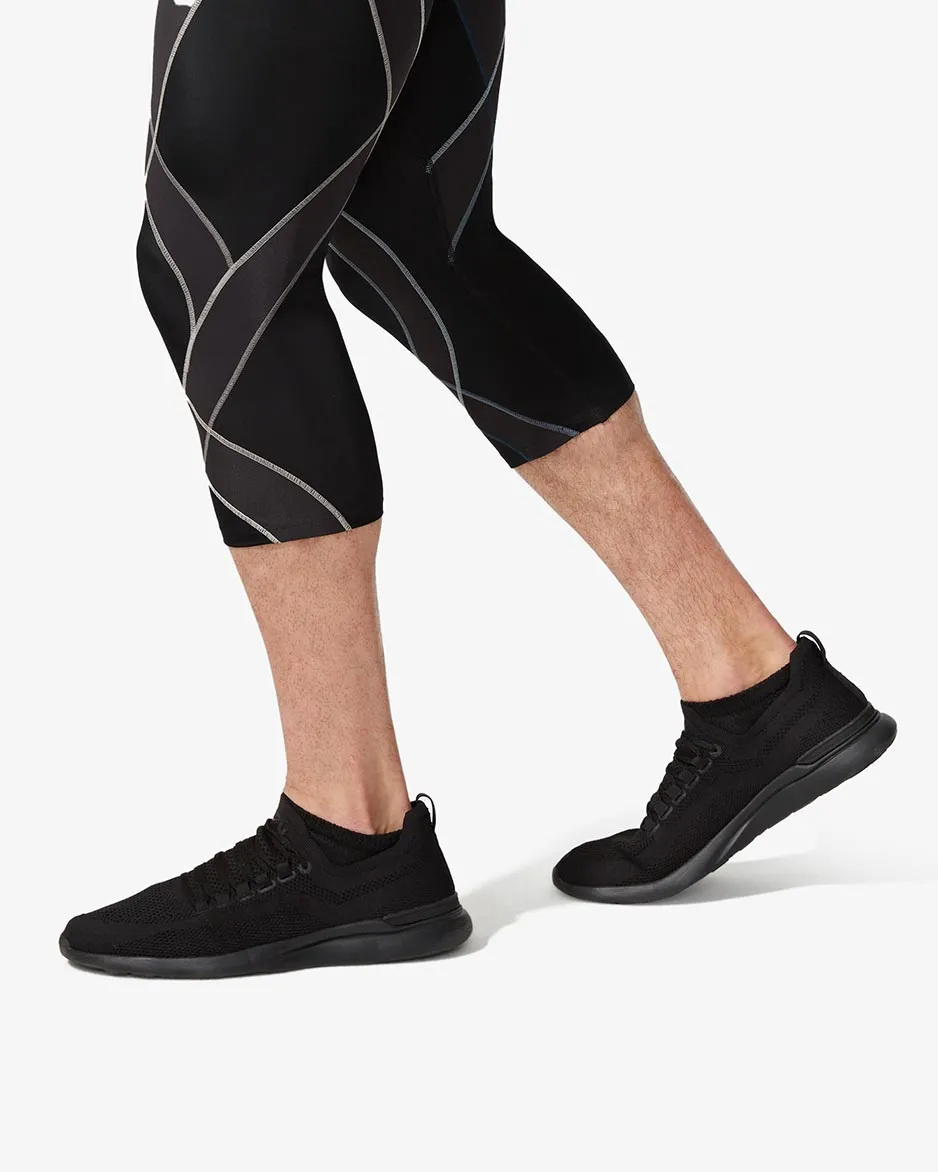 Endurance Generator Joint & Muscle Support 3/4 Compression Tight: Men's Black/Gradient Moroccan Blue