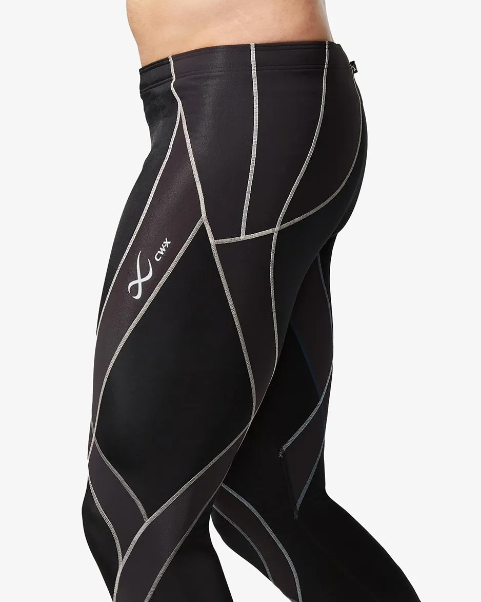 Endurance Generator Joint & Muscle Support 3/4 Compression Tight: Men's Black/Gradient Moroccan Blue