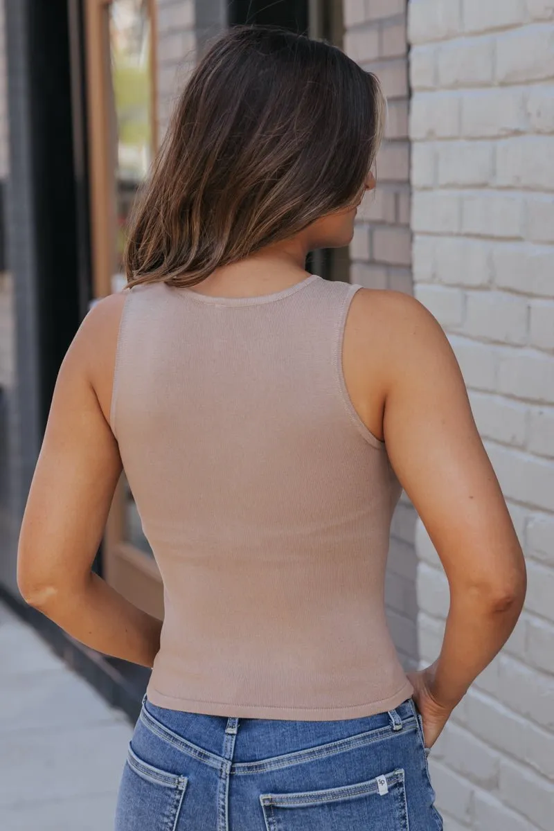 Essential Basic Ribbed Tank Top - FINAL SALE