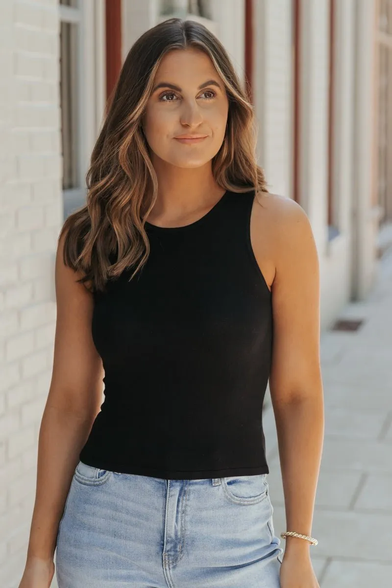 Essential Basic Ribbed Tank Top - FINAL SALE