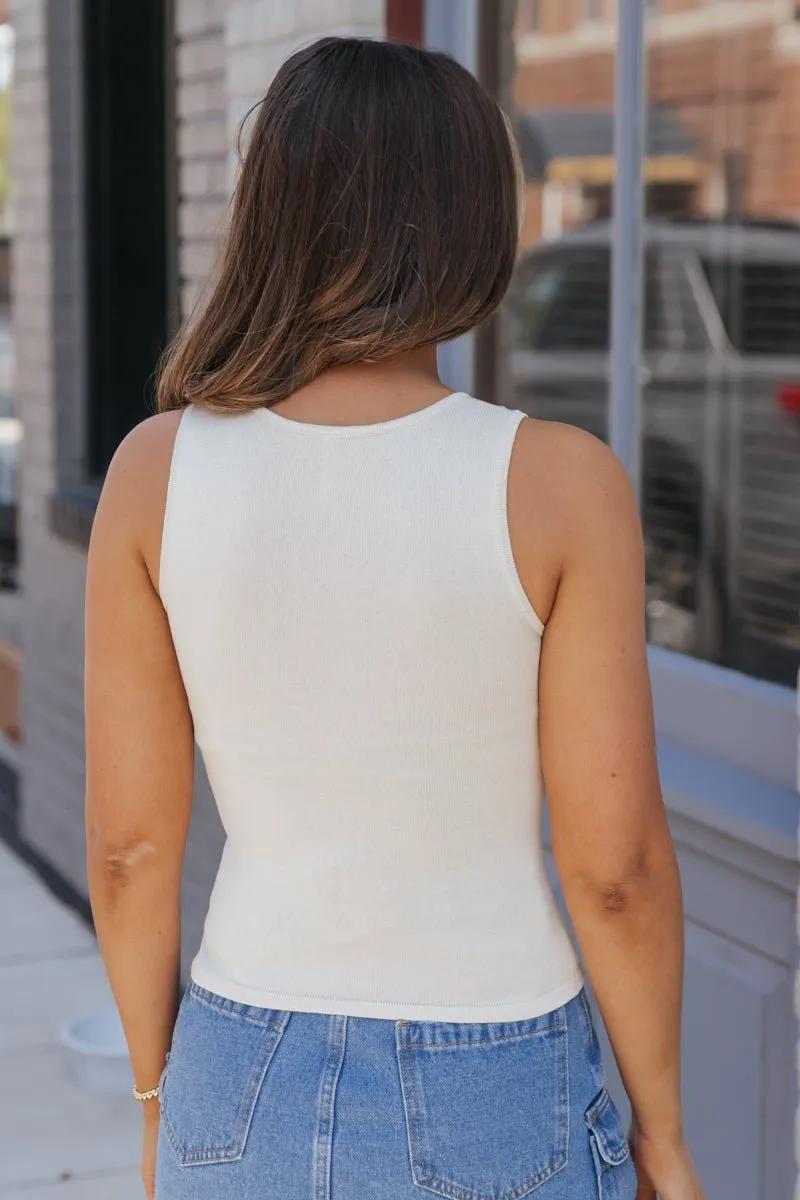 Essential Basic Ribbed Tank Top - FINAL SALE