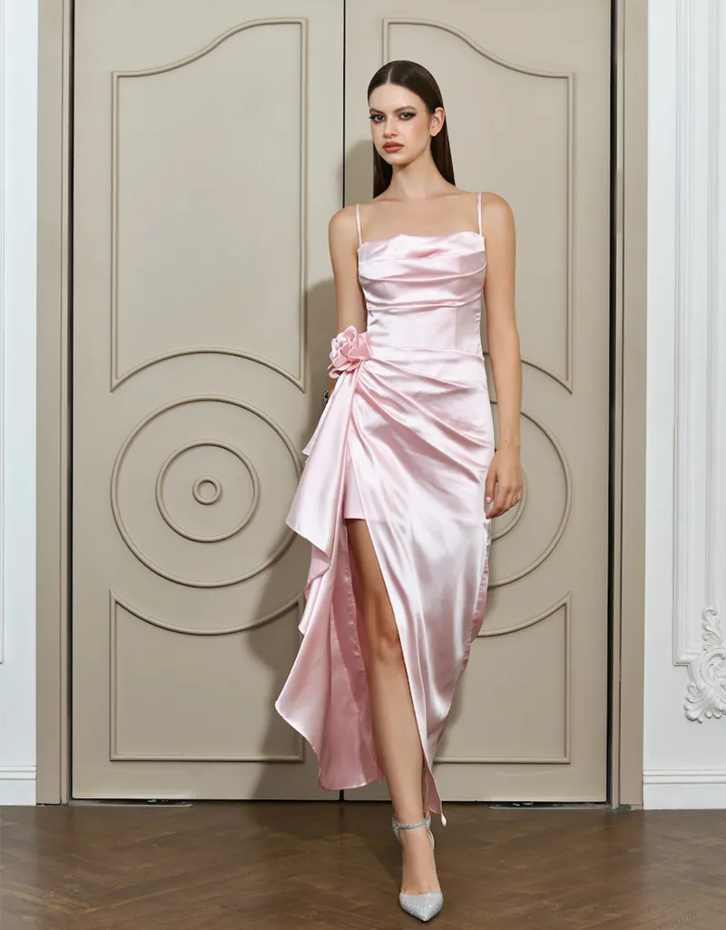 FERN STRAPLESS ROSETTE MAXI B67D44S