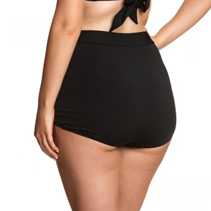 Funkita Womens High Waisted Brief FF18L - Still Black