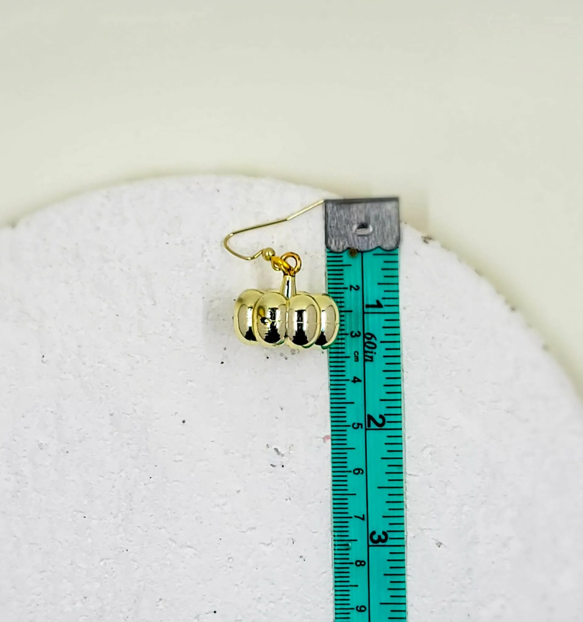 Golden Pumpkin Earrings