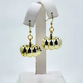 Golden Pumpkin Earrings
