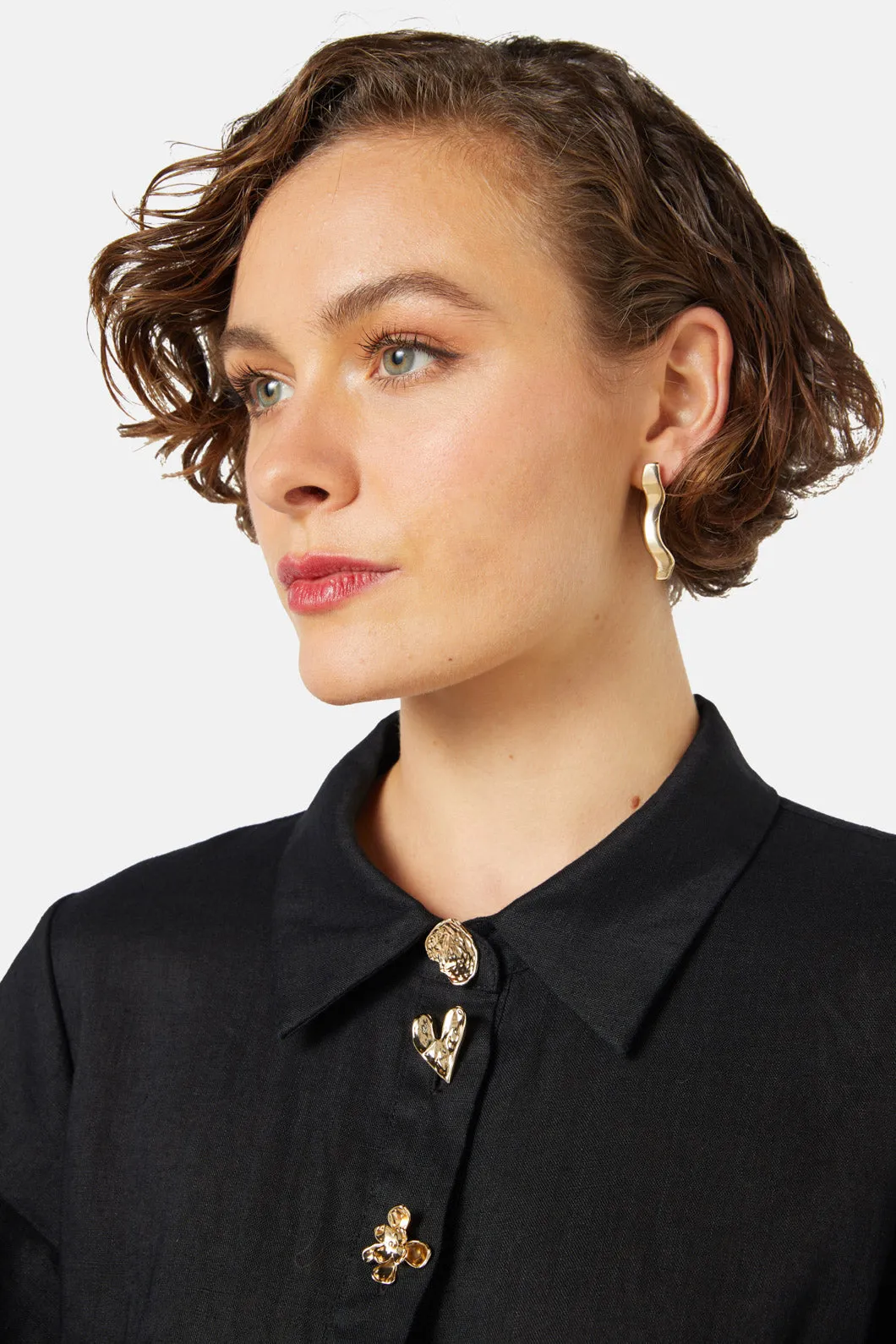 Golden Stripe Earrings