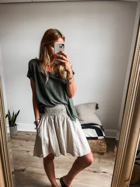 Lorenzo Linen Jersey T-Shirt