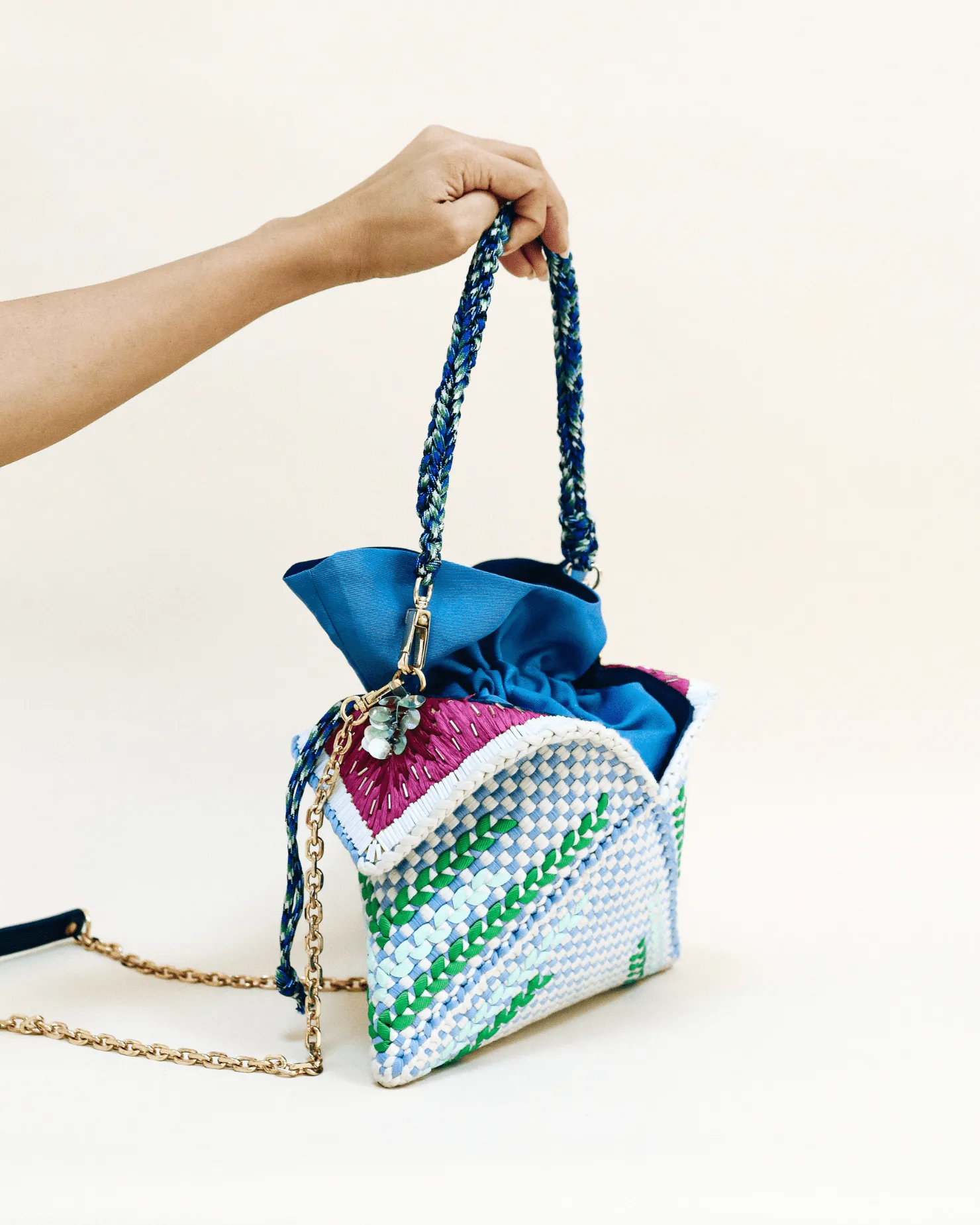 Malagos Drawstring Bag Navy