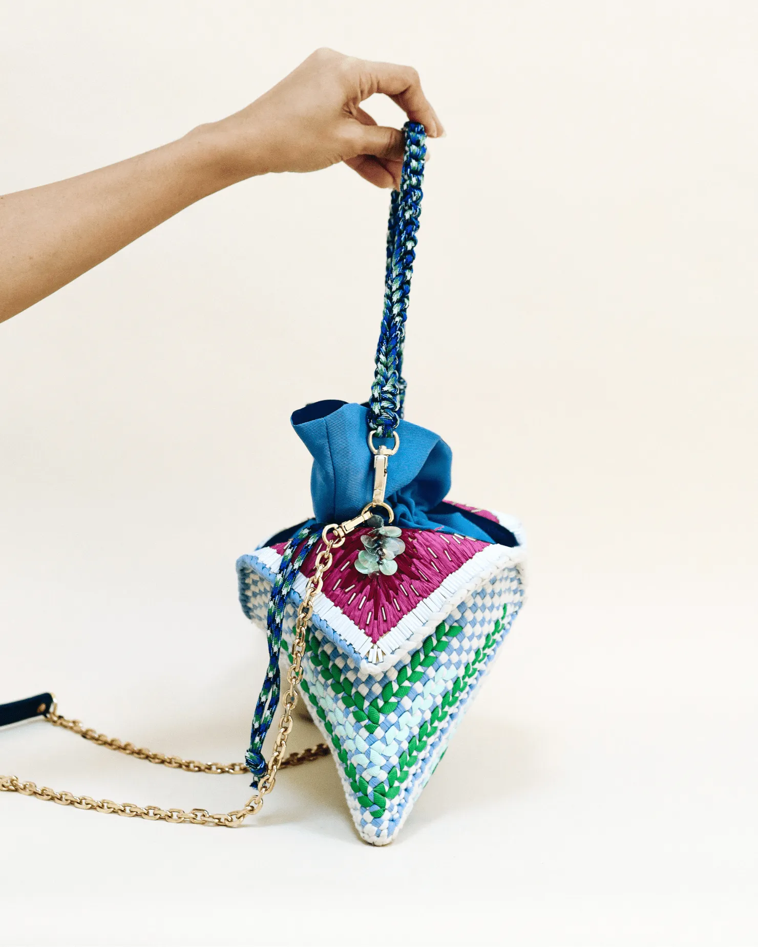 Malagos Drawstring Bag Navy