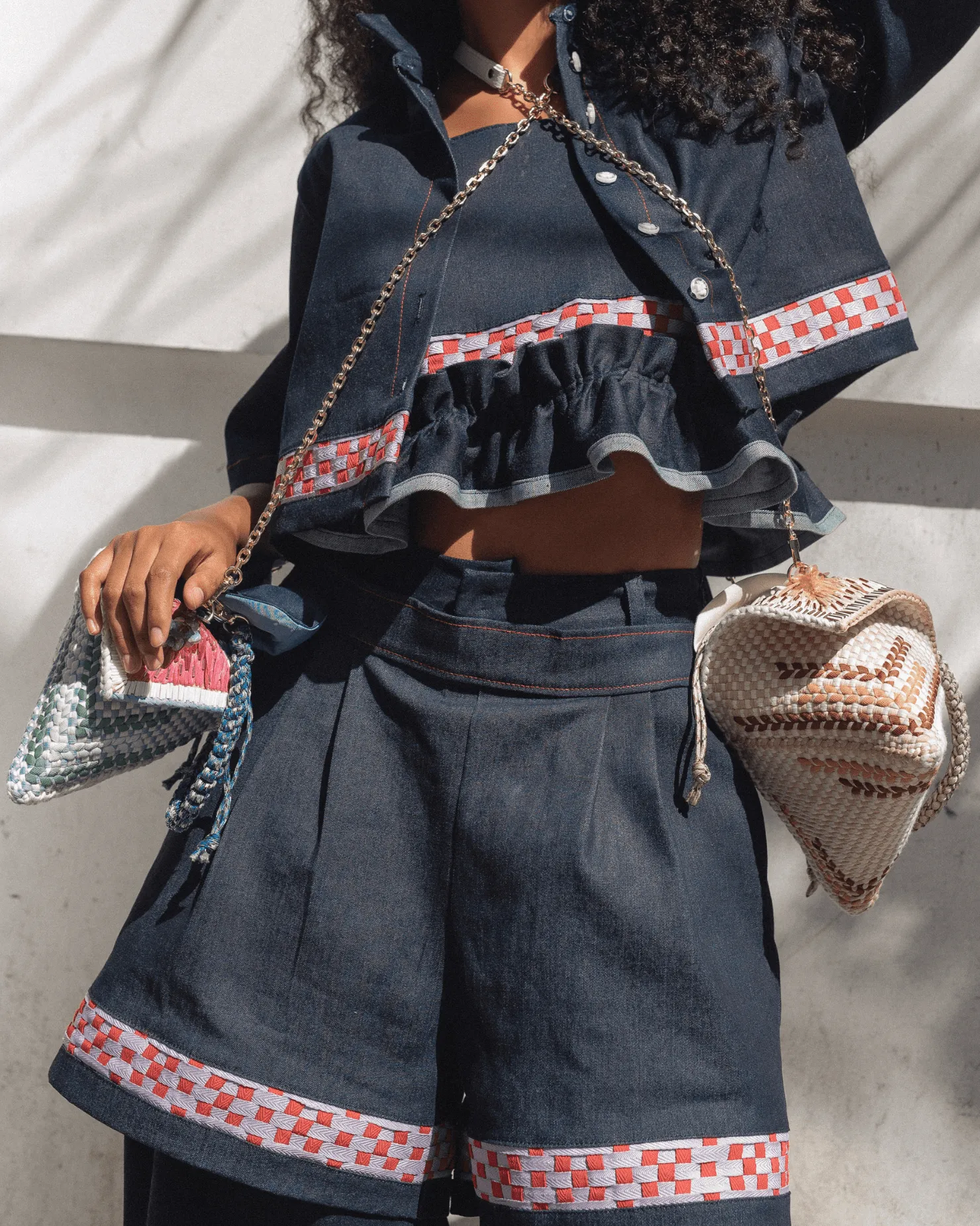 Malagos Drawstring Bag Navy