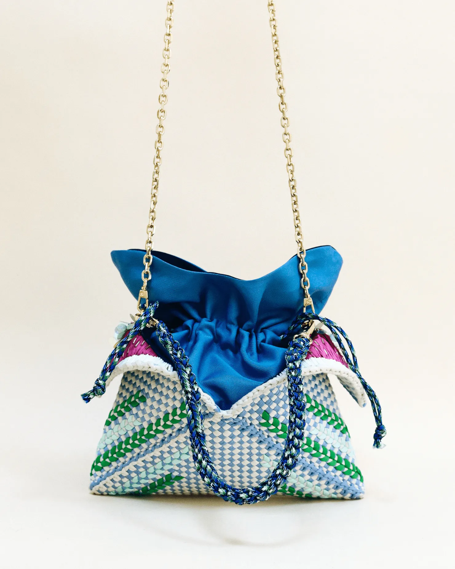 Malagos Drawstring Bag Navy