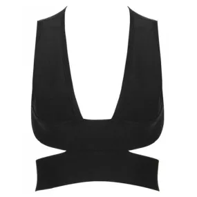 Milan Crop Top - Black