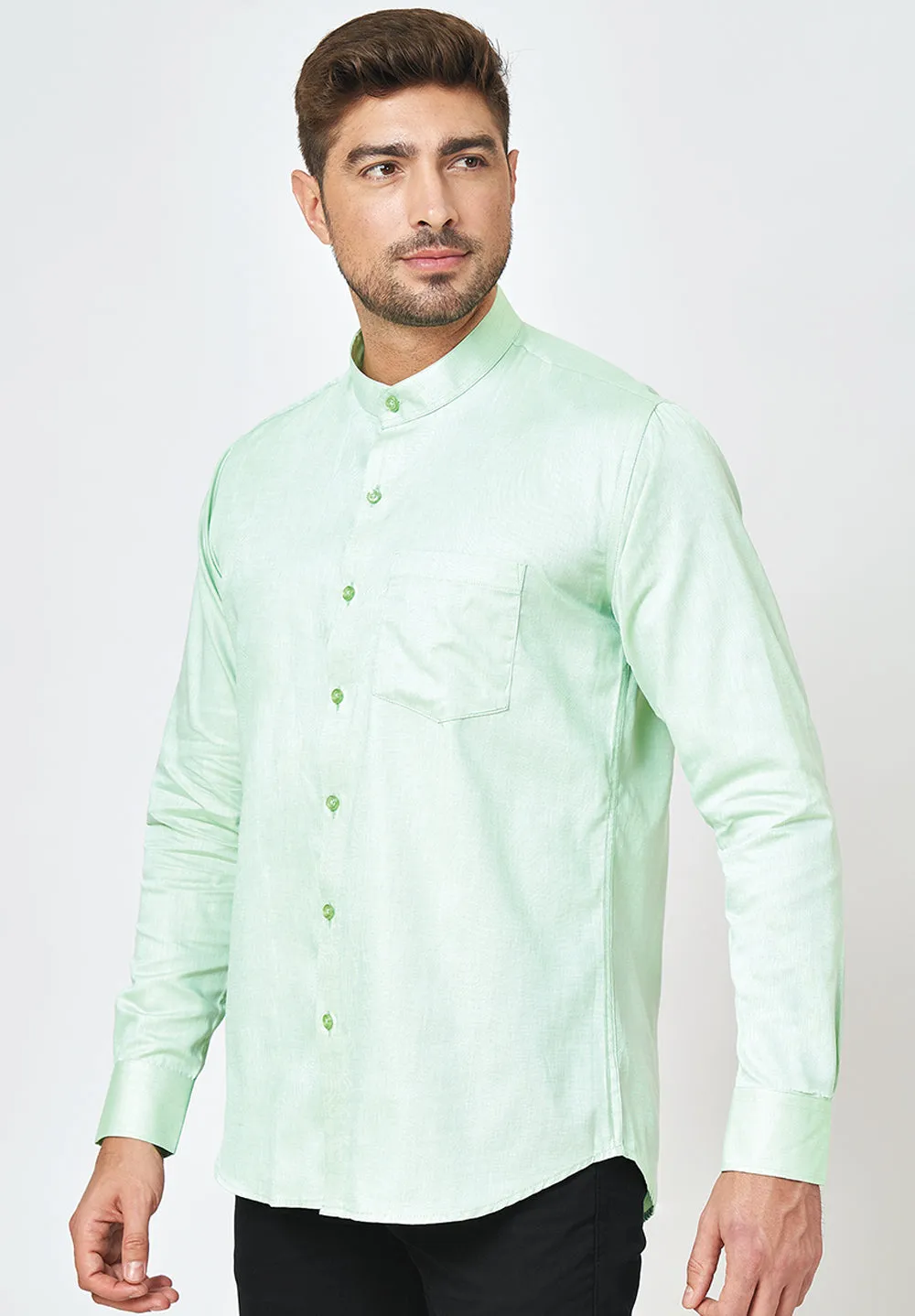 Pure Cotton Formal-Slim Fit Shirt - A43564