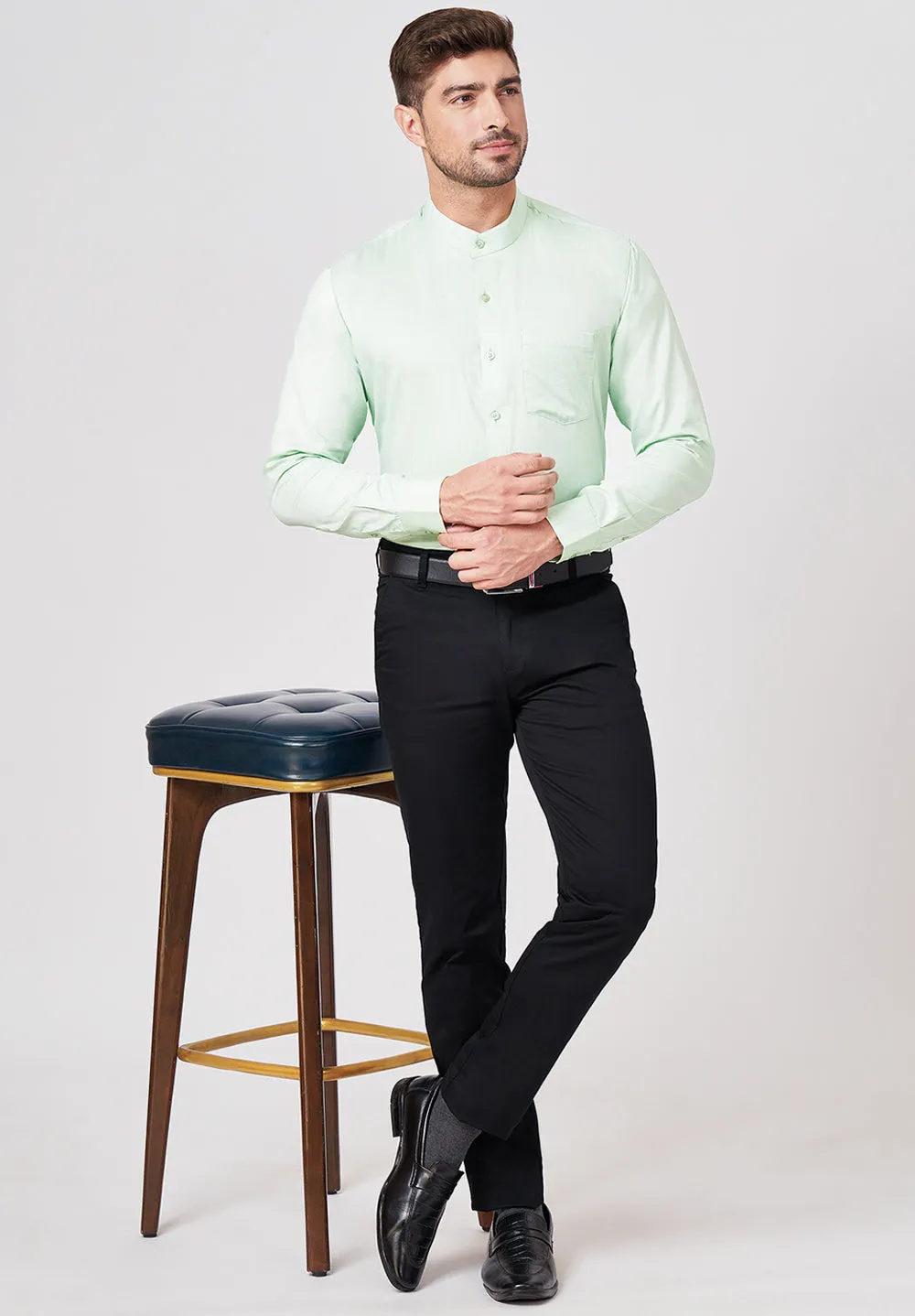 Pure Cotton Formal-Slim Fit Shirt - A43564