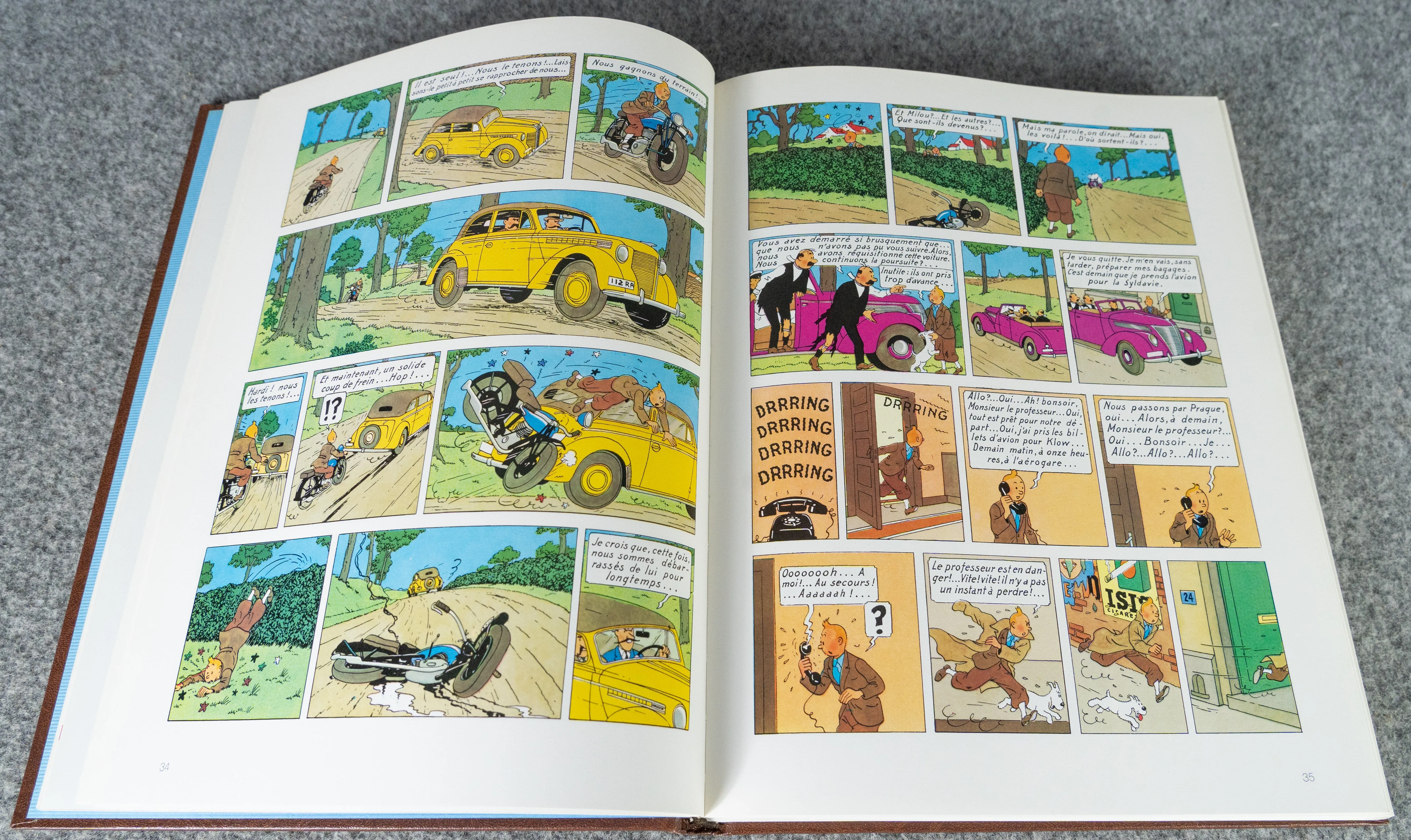 Rombaldi Tintin Volume 5 - King Ottokar's Sceptre, The Crab with the Golden Claws, The Shooting Star   Q&F - 1st Edition 1985 Herge EO