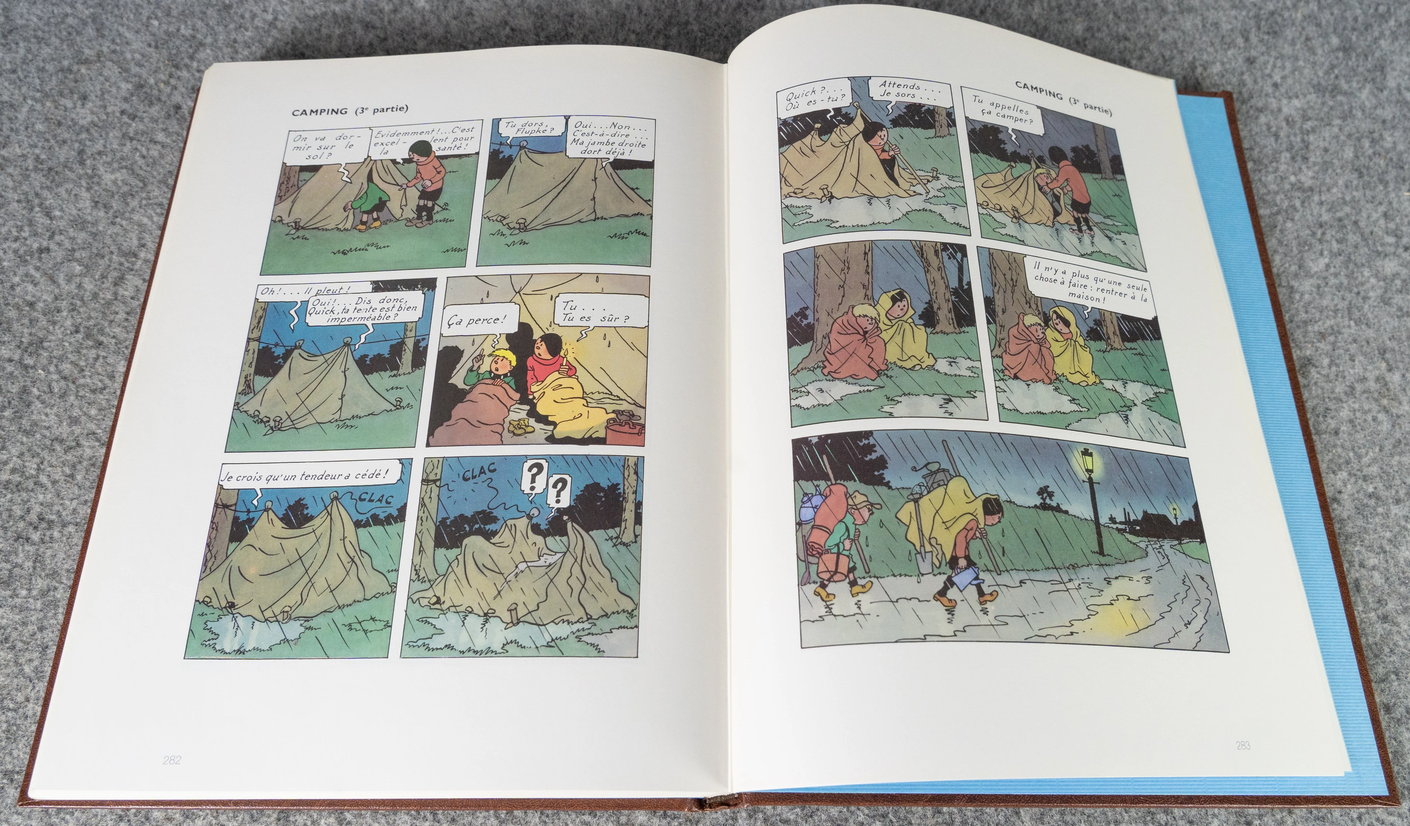 Rombaldi Tintin Volume 5 - King Ottokar's Sceptre, The Crab with the Golden Claws, The Shooting Star   Q&F - 1st Edition 1985 Herge EO