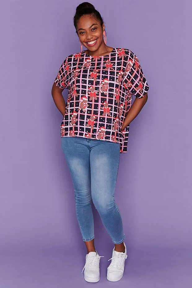 Serena Gingerbread Christmas Top