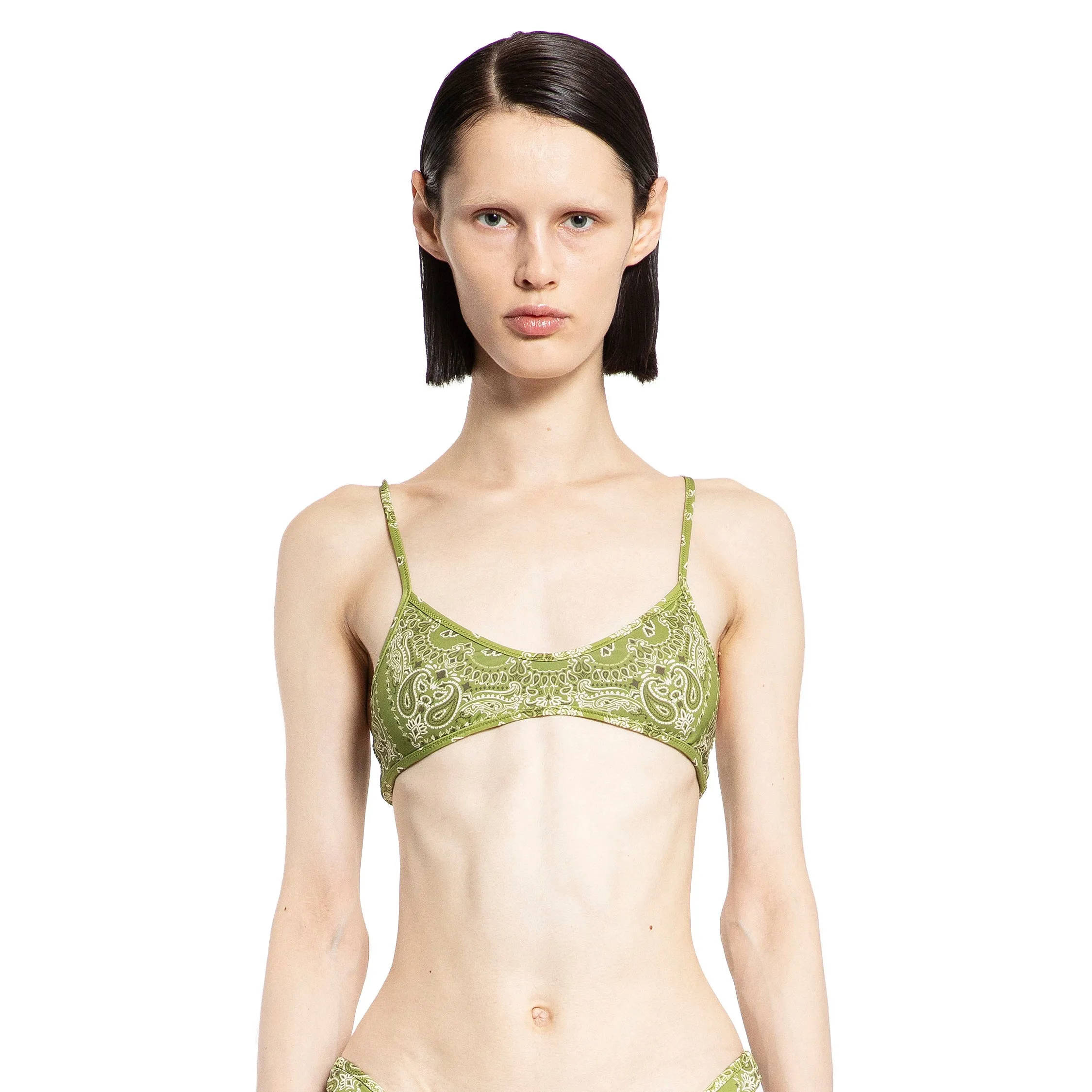 THE ATTICO WOMAN GREEN SWIMWEAR