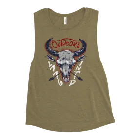The Bison Skull Tank - Women's