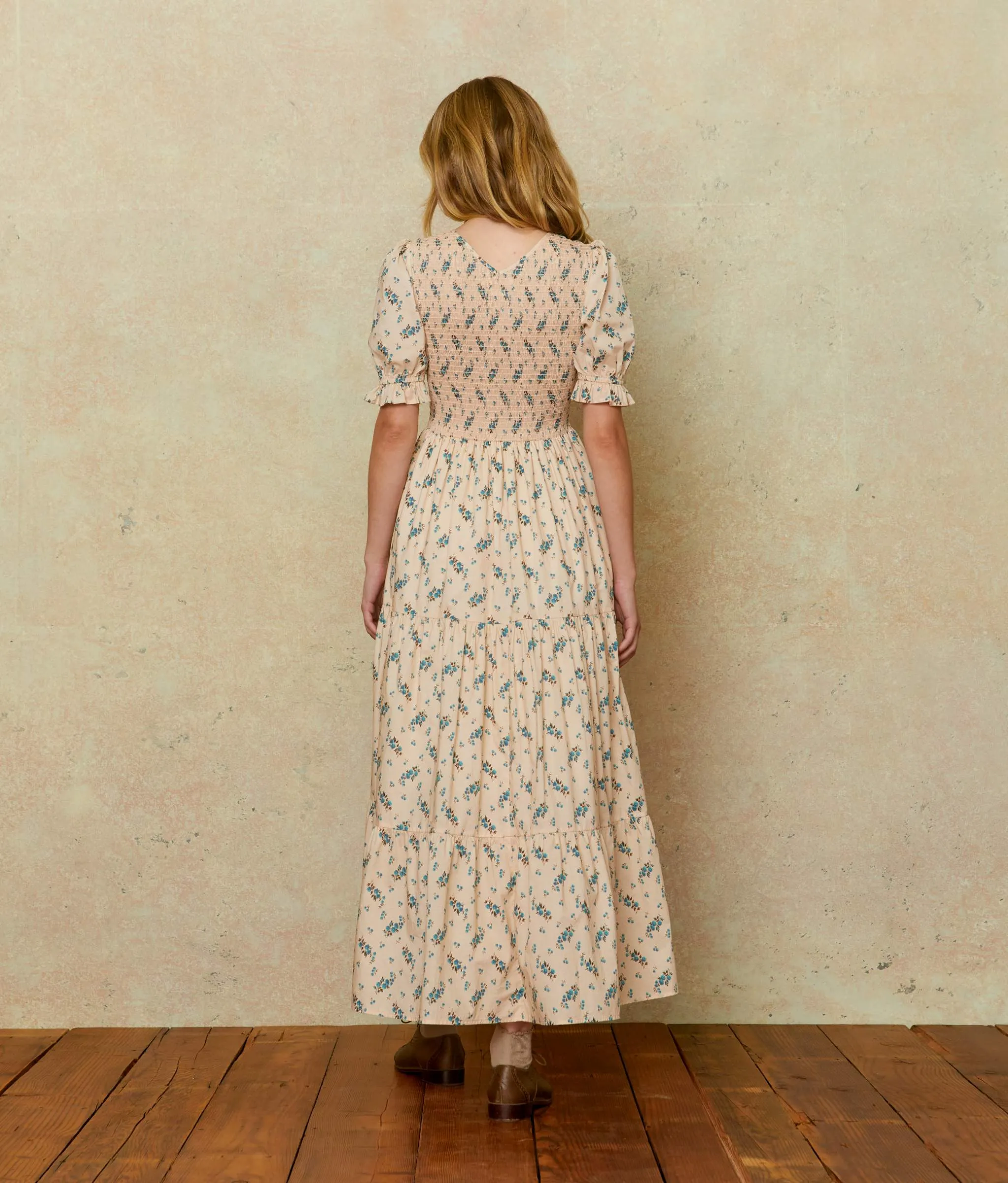 The Brooklyn Dress Petites | Mums Ditsy Cream