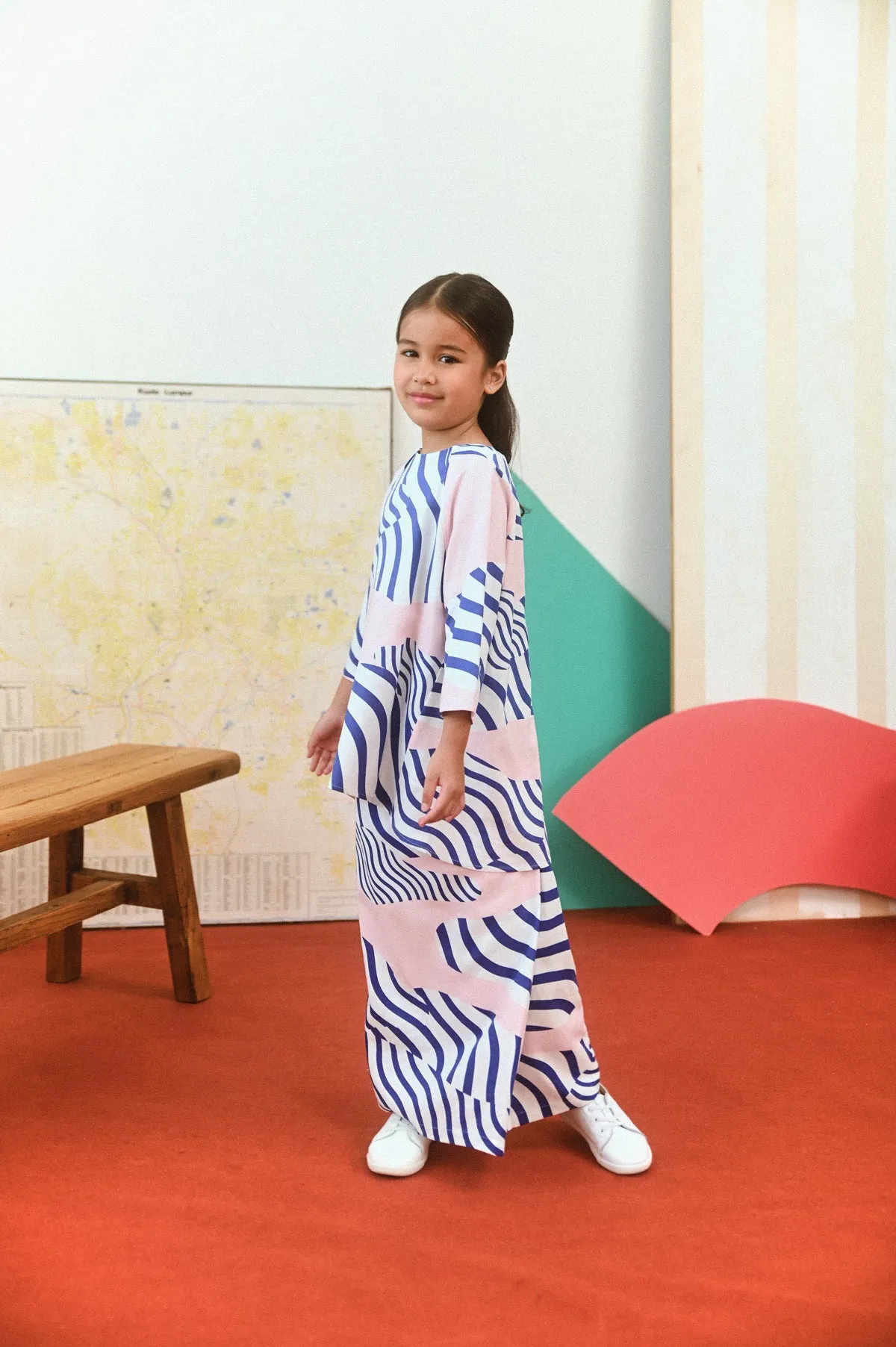 The Champions Folded Skirt - Journey