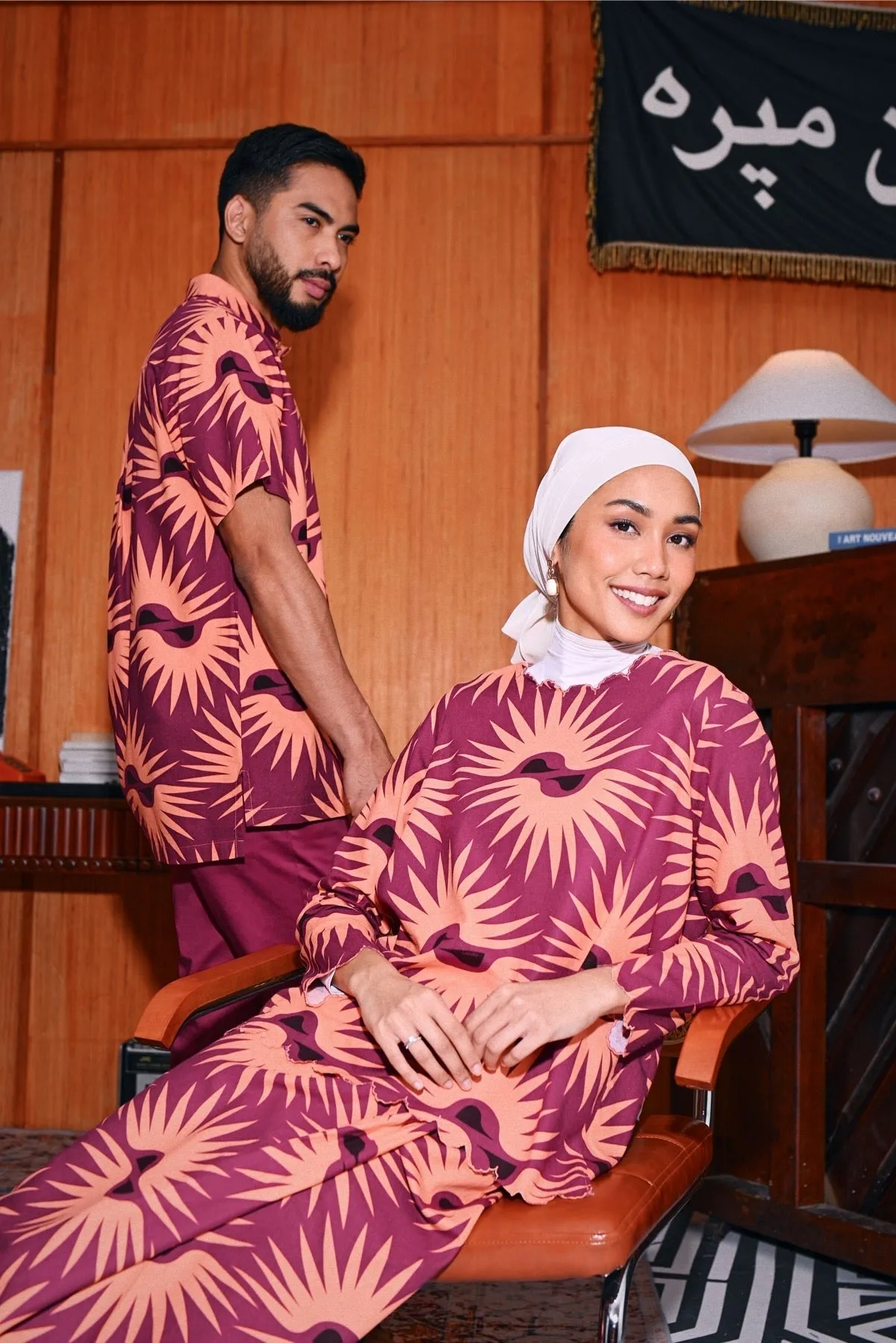 The Congkak Women Folded Skirt - Edge