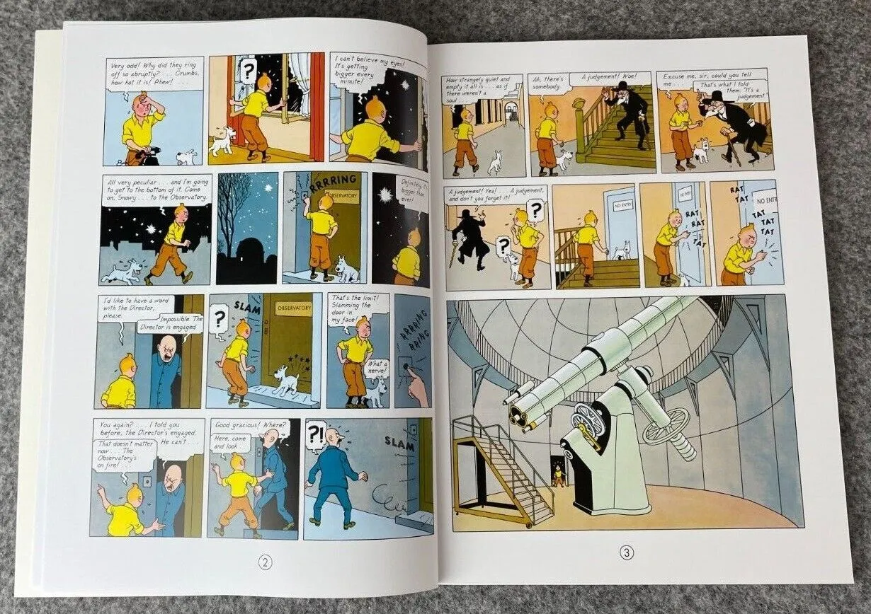 The Shooting Star Tintin Book Egmont UK Paperback Edition