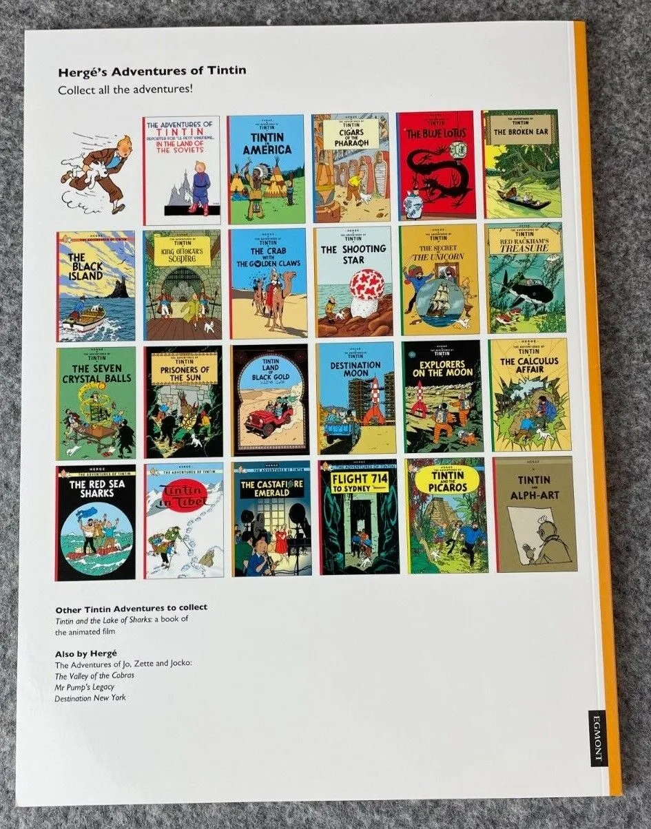 The Shooting Star Tintin Book Egmont UK Paperback Edition
