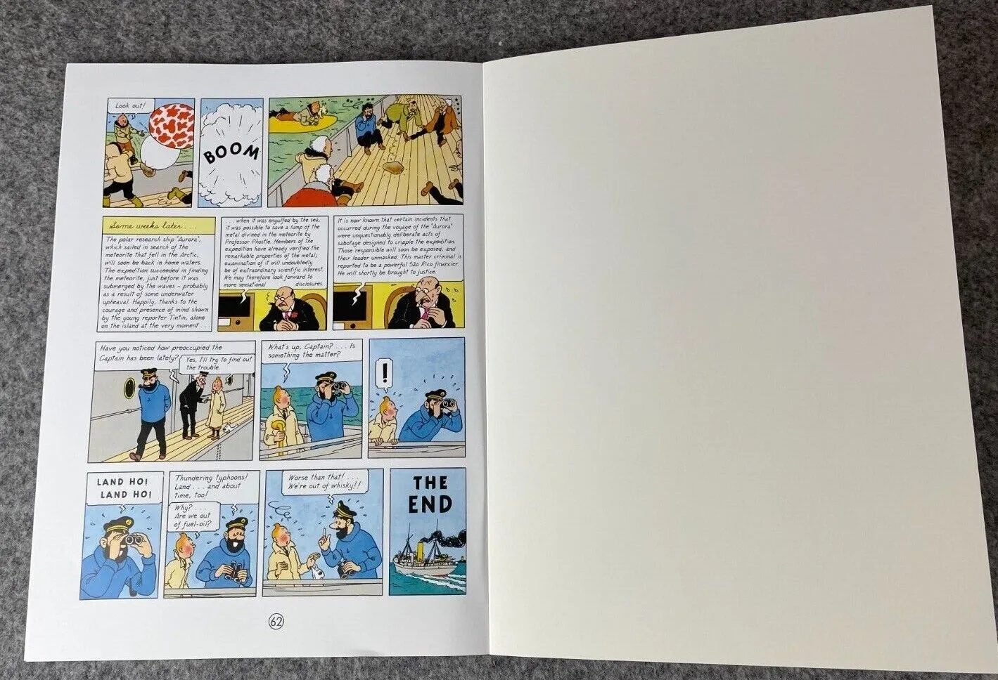 The Shooting Star Tintin Book Egmont UK Paperback Edition