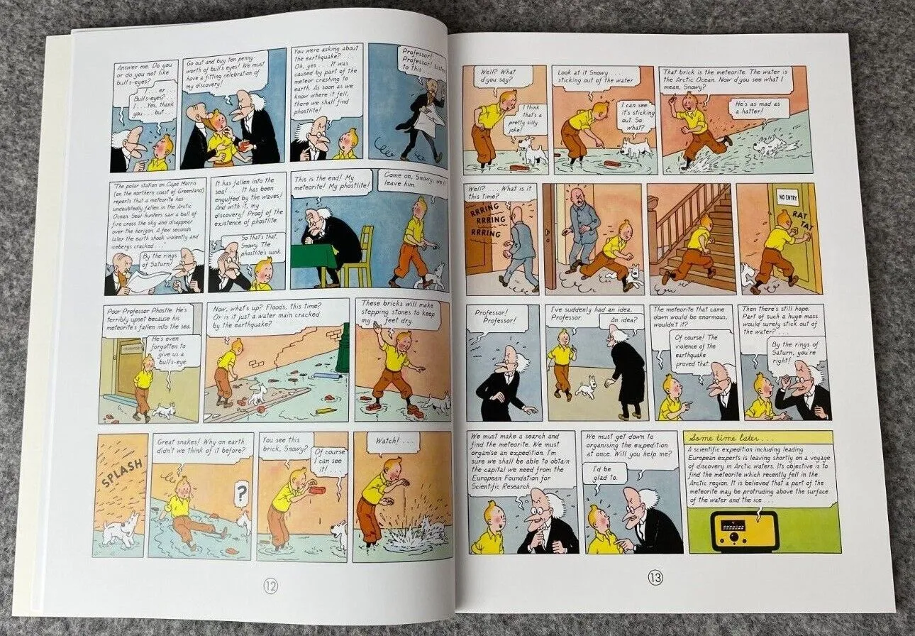 The Shooting Star Tintin Book Egmont UK Paperback Edition