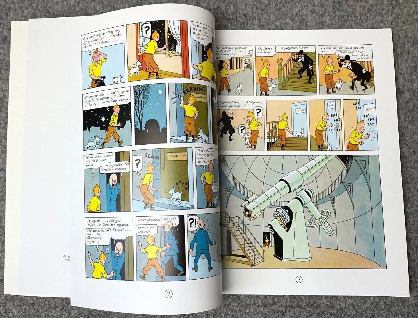 The Shooting Star - Tintin Farshore 2000s UK Edition Book Paperback Herge