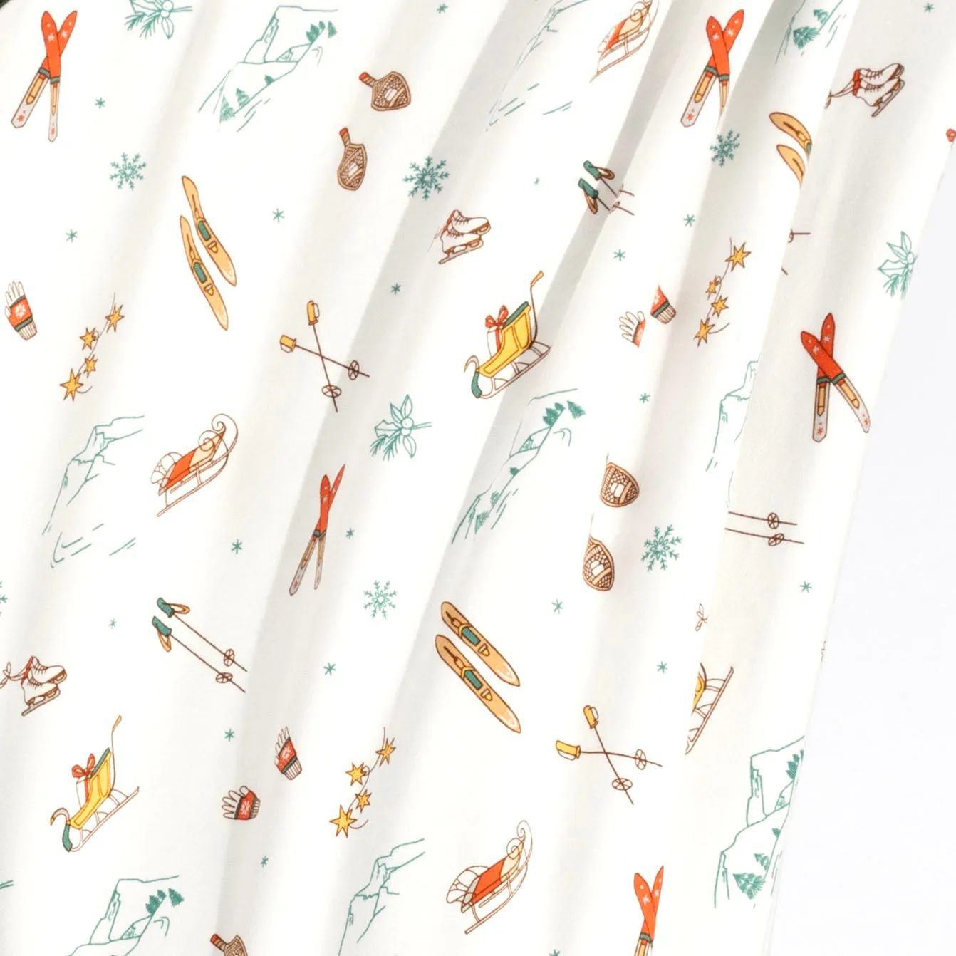 Vintage Holiday Bamboo Swaddle & Beanie Set
